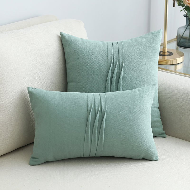 Solid Color Office Sofa Lumbar Pillow - Casatrail.com
