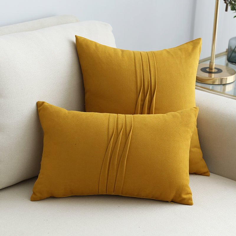 Solid Color Office Sofa Lumbar Pillow - Casatrail.com