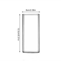 Thumbnail for Square Simple Glass Cup - Transparent - Casatrail.com