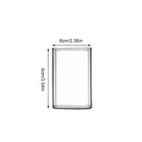 Thumbnail for Square Simple Glass Cup - Transparent - Casatrail.com