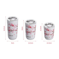Thumbnail for Stainless Steel Cherry Blossom Thermal Mug With Lid - Casatrail.com