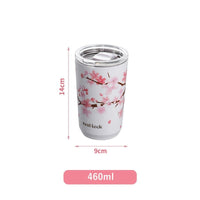 Thumbnail for Stainless Steel Cherry Blossom Thermal Mug With Lid - Casatrail.com