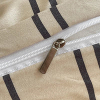 Thumbnail for Stripe Bedding Comforter Set with Pillowcase & Bed Sheet - Casatrail.com