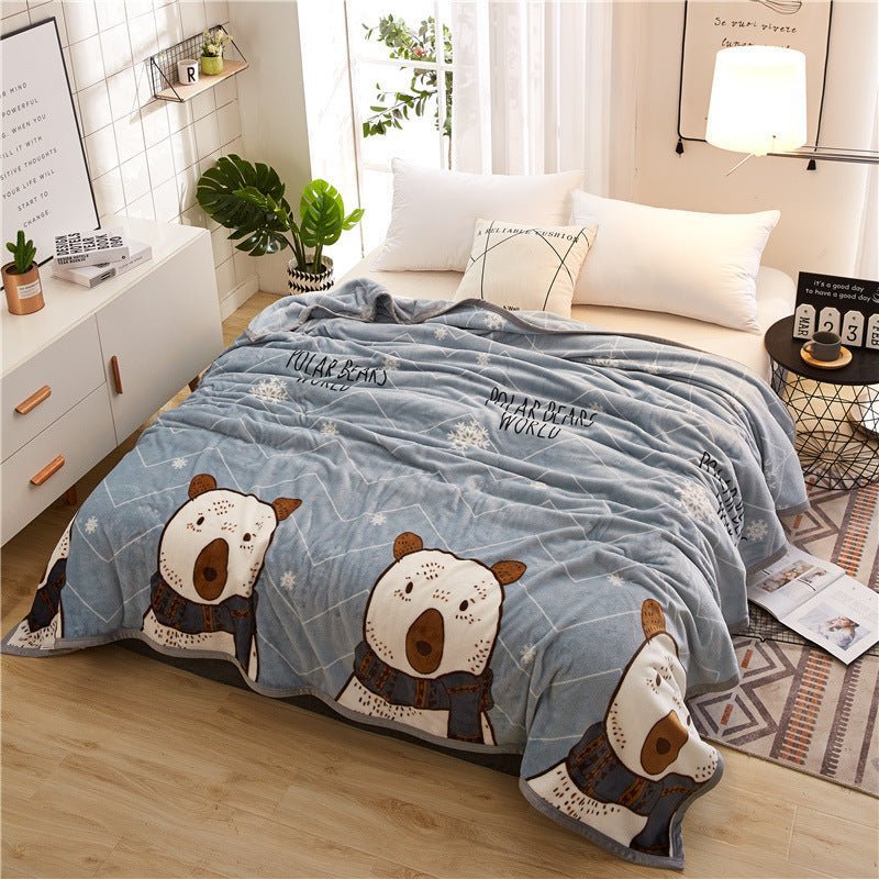 Thickened Cloud Velvet Mink Blanket - Casatrail.com