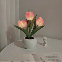 Thumbnail for Tulip Shaped Floral Table Lamp - Casatrail.com