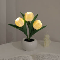 Thumbnail for Tulip Shaped Floral Table Lamp - Casatrail.com