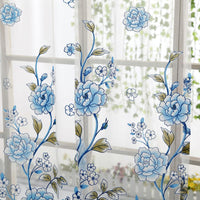 Thumbnail for Tulle Curtain - Romantic Butterfly Pattern - Casatrail.com