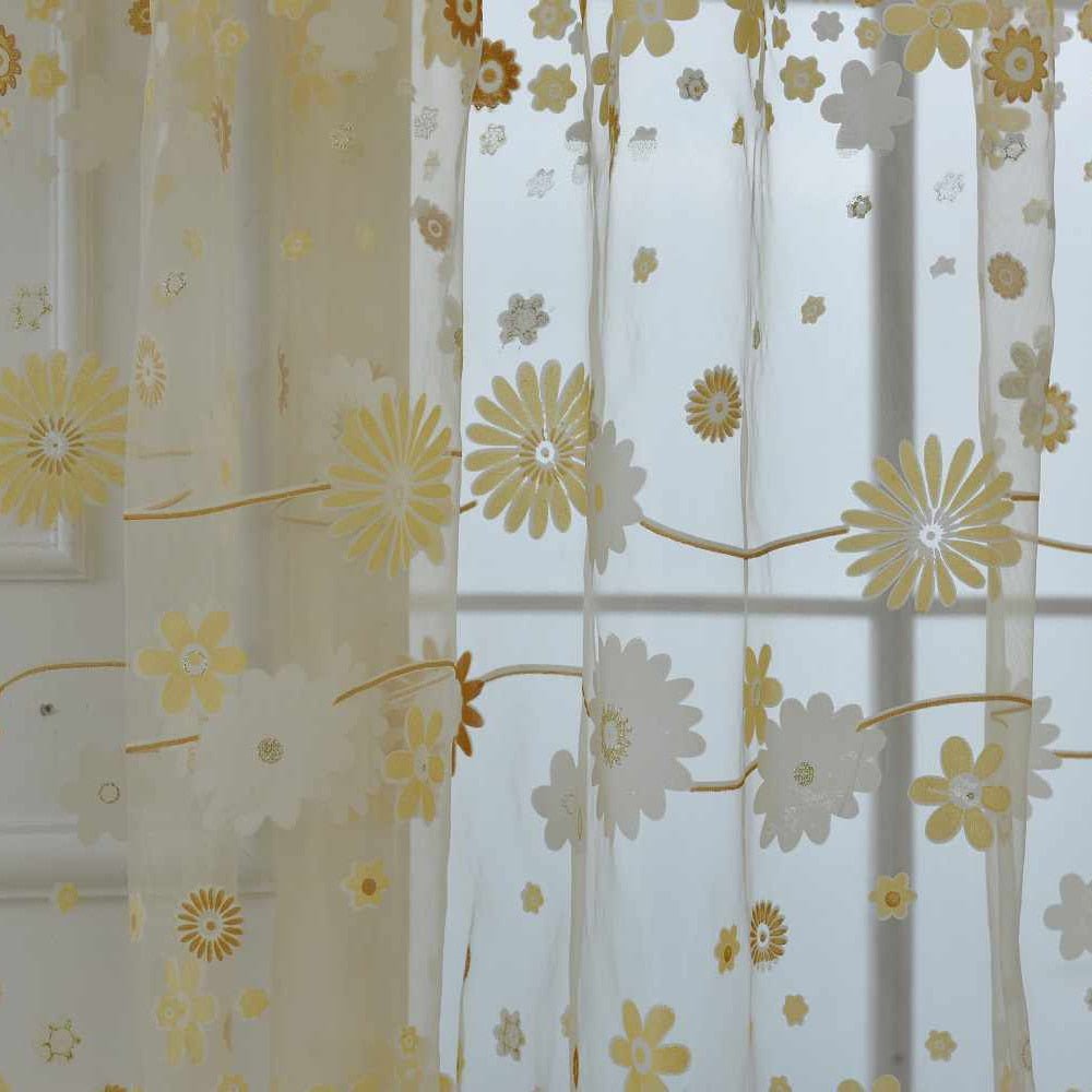 Tulle Curtain - Romantic Butterfly Pattern - Casatrail.com