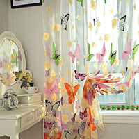 Thumbnail for Tulle Curtain - Romantic Butterfly Pattern - Casatrail.com