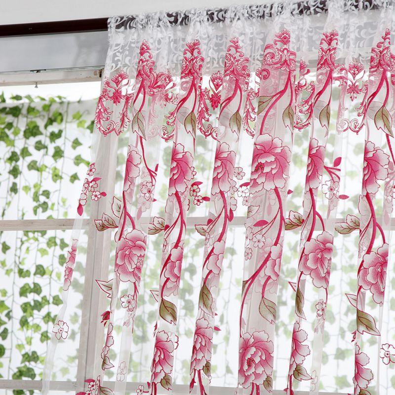 Tulle Curtain - Romantic Butterfly Pattern - Casatrail.com