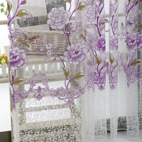 Thumbnail for Tulle Curtain - Romantic Butterfly Pattern - Casatrail.com
