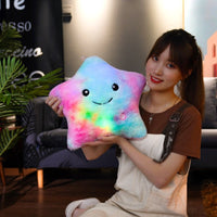 Thumbnail for Vibrant LED Star Pillow - Soft and Colorful - Casatrail.com