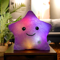 Thumbnail for Vibrant LED Star Pillow - Soft and Colorful - Casatrail.com