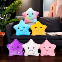 Thumbnail for Vibrant LED Star Pillow - Soft and Colorful - Casatrail.com
