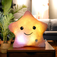 Thumbnail for Vibrant LED Star Pillow - Soft and Colorful - Casatrail.com