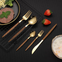 Thumbnail for Wood Handle Stainless Steel Cutlery - Casatrail.com