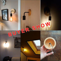 Thumbnail for Wood Wall Lamp for Bedrooms and Dining Areas - Casatrail.com