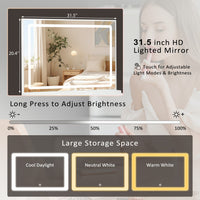 Thumbnail for Dressing Table With 3 Drawers And 2 Cabinets