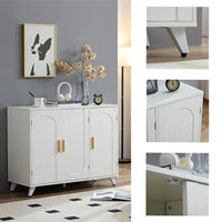 Thumbnail for Sideboard Buffet Cabinet With 3 Doors And Removable Shelves