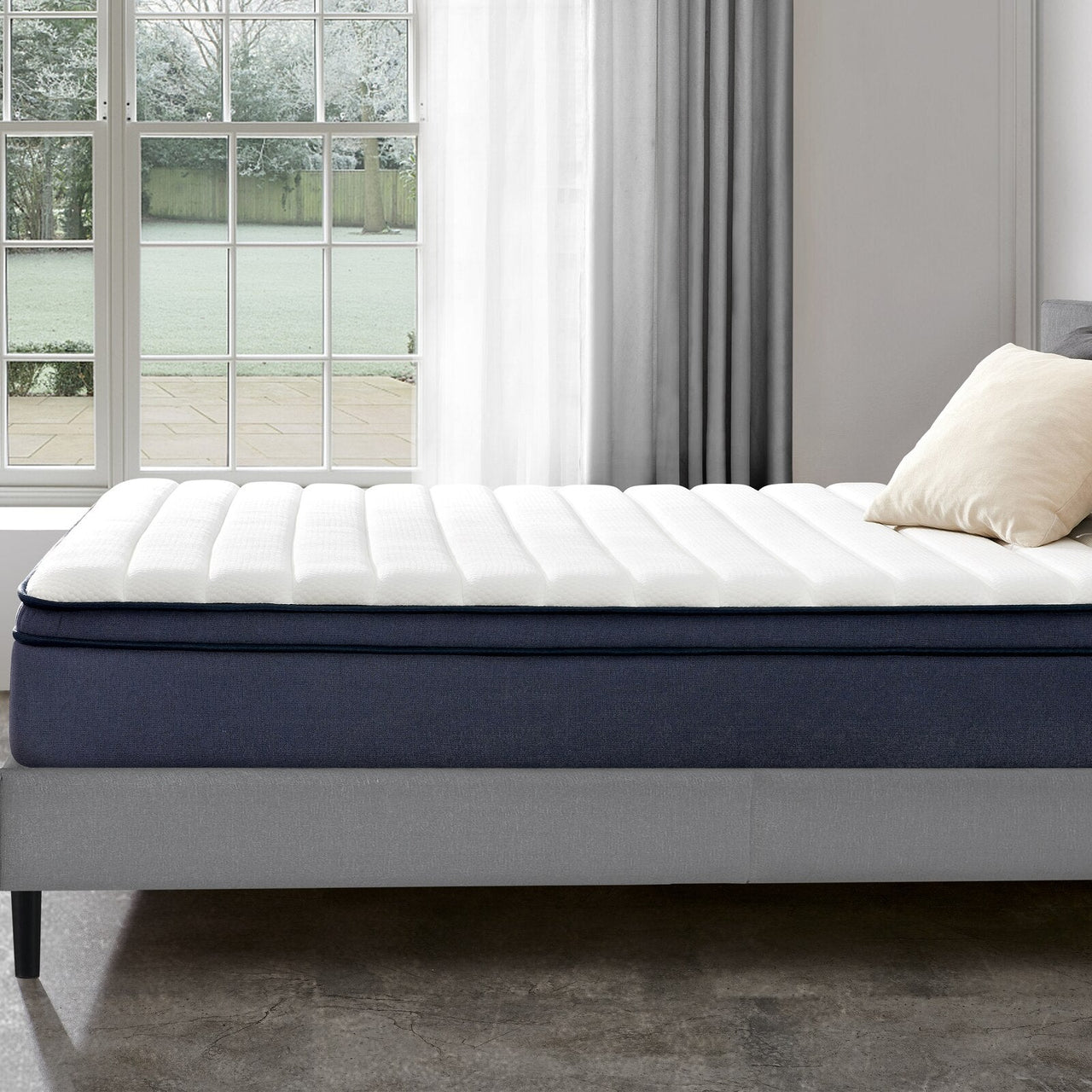 10 inch Hybrid Spring Mattress with Memory Foam - Casatrail.com