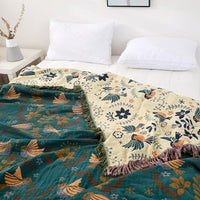 Thumbnail for 100% Cotton Muslin Summer Throw Blanket - Casatrail.com