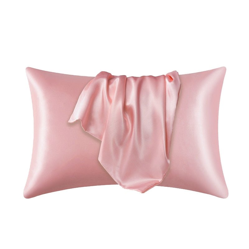 100% Silk Pillow Cover Satin Comfortable Case - Casatrail.com