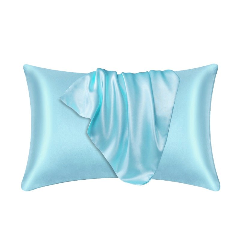 100% Silk Pillow Cover Satin Comfortable Case - Casatrail.com