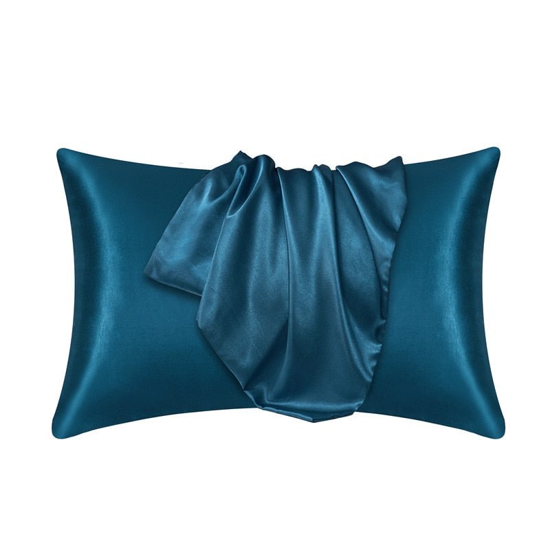 100% Silk Pillow Cover Satin Comfortable Case - Casatrail.com