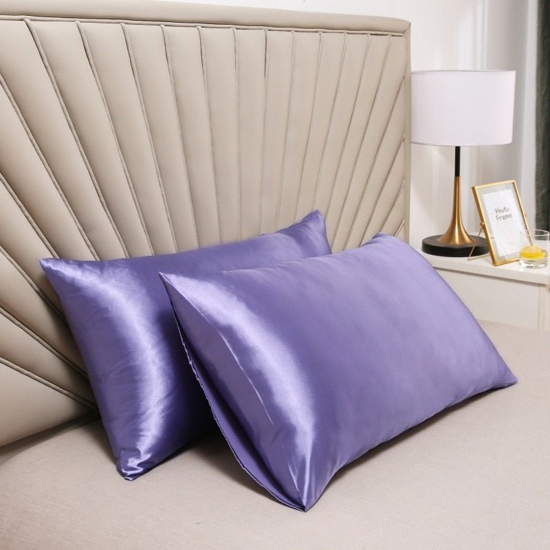 100% Silk Pillow Cover Satin Comfortable Case - Casatrail.com