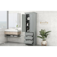 Thumbnail for High Storage Cabinet With Three Drawers