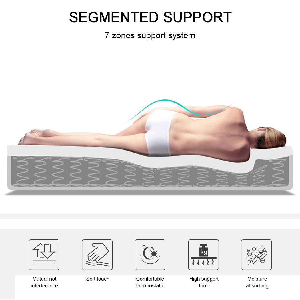 12 Inch Hybrid Mattress with Memory Foam - Casatrail.com