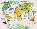 MAP KIDS WALL STICKERS