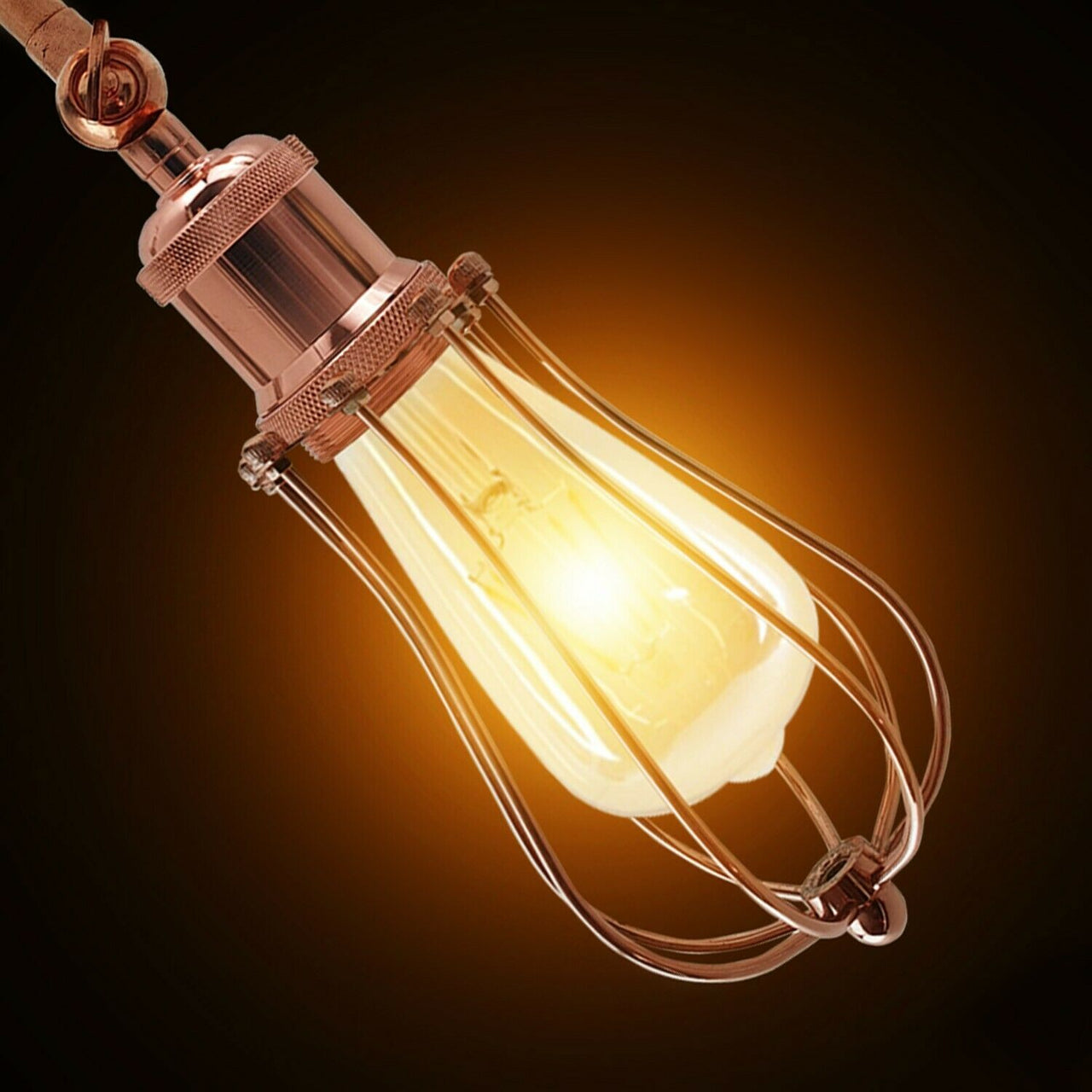 Retro Rose Gold Wall Lamp