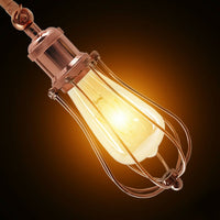 Thumbnail for Retro Rose Gold Wall Lamp