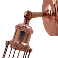 Thumbnail for Retro Rose Gold Wall Lamp