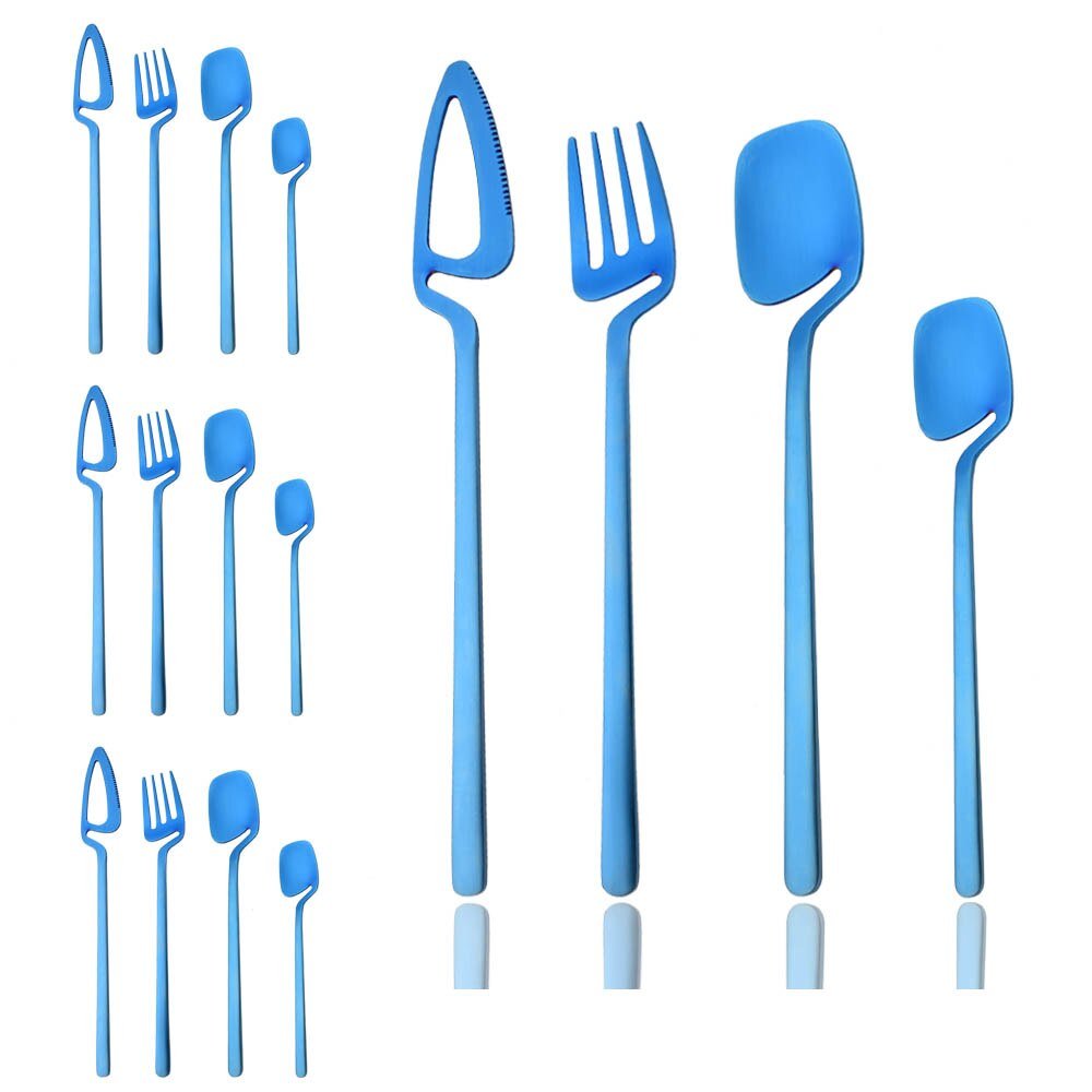 16 Pcs Unique Style Stainless Steel Cutlery Set - Casatrail.com