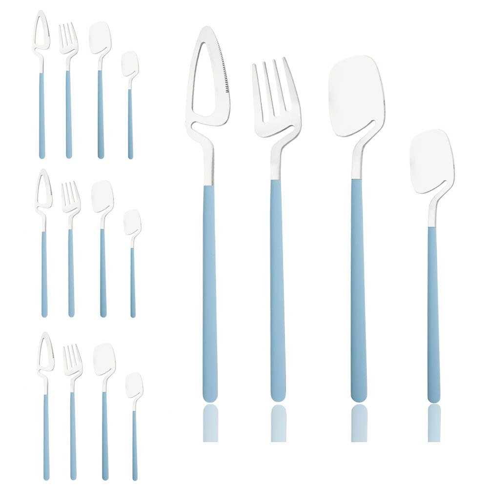 16 Pcs Unique Style Stainless Steel Cutlery Set - Casatrail.com