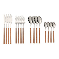 Thumbnail for 16 Pieces Wooden Handle Cutlery Set - Casatrail.com