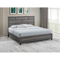 Thumbnail for Glasgow Queen Bed Mattress Not Included, Gray