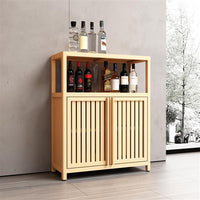 Thumbnail for Large Capacity Bamboo Storage Cabinet