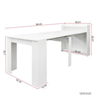 Thumbnail for Modern Extendable Dining Table With Storage