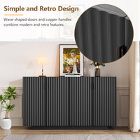 Thumbnail for Wave Doors, Ample Storage Space, Sideboard