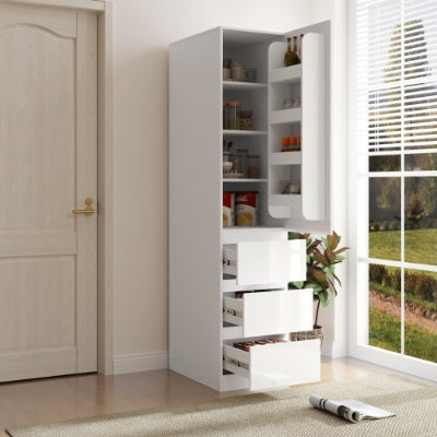 Pantry Cabinet With Doors ,shelves And Drawers