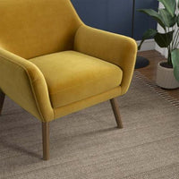 Thumbnail for Panom Gold Velvet Lounge Chair