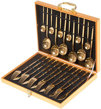 Thumbnail for 24 - Piece Silverware Set for Everyday Dining - Casatrail.com