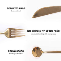 Thumbnail for 24 - Piece Silverware Set for Everyday Dining - Casatrail.com