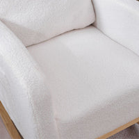 Thumbnail for Modern Accent Rocking Chair Rocking Chair With Solid Wood Legs