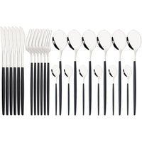 Thumbnail for 24Pcs Mirror Stainless Steel Cutlery Set - Casatrail.com