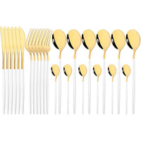 Thumbnail for 24Pcs Mirror Stainless Steel Cutlery Set - Casatrail.com