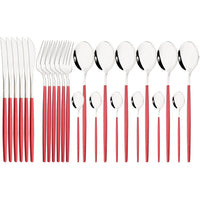 Thumbnail for 24Pcs Mirror Stainless Steel Cutlery Set - Casatrail.com